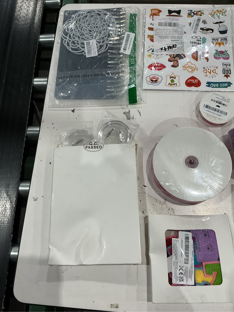 Condition photo showing As Is for assorted arts & craft supplies 