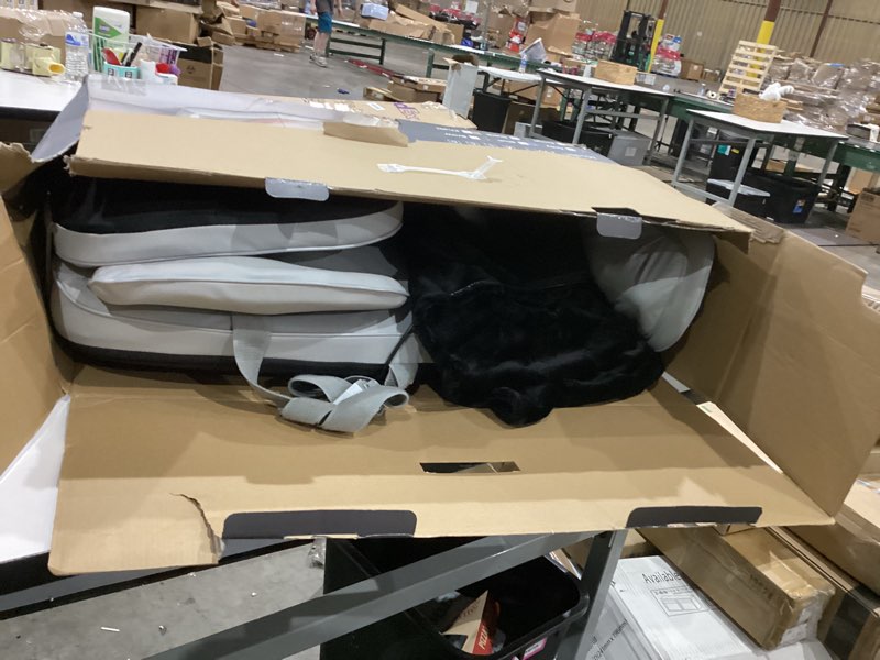 Condition photo showing As Is for similar to snailax shiatsu neck & back massager with heat, full back kneading shiatsu or rolling massage, massage chair pad with height adjustment, back massager for neck and shoulder sl233
