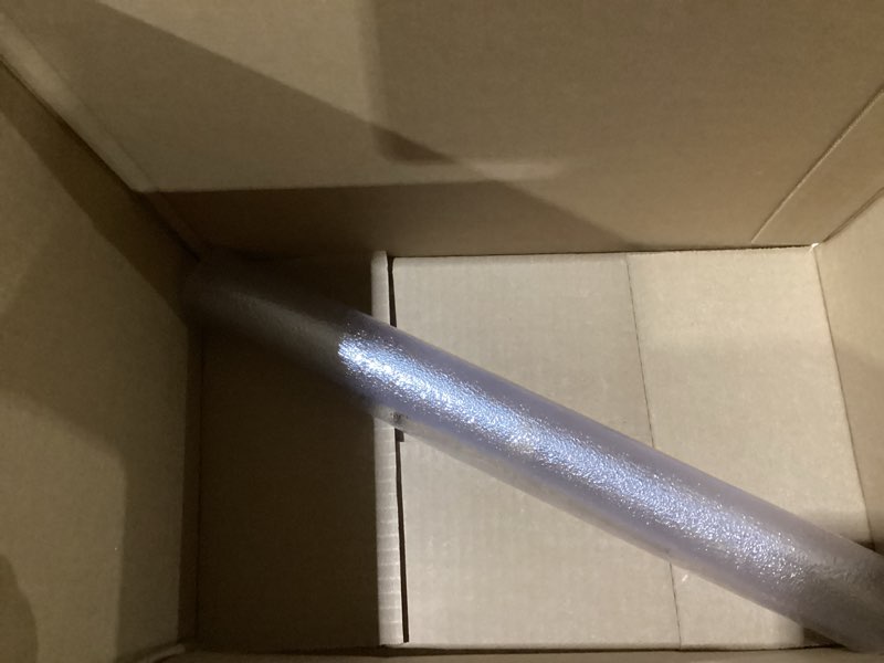 Condition photo showing New/Like New for Frosted Glass Window Privacy Film with Ice Vein Texture, Static Cling UV Blocking Removable Covering, Decorative Frosting Film for Home Office Bedroom Door, Clear, 29.5 x 78.7 Inches 29.5 x 78.7 Inch Ice Vein Clear