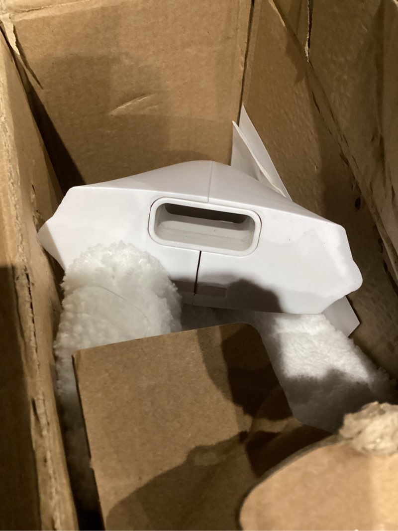 Window Vacuum Squeegee Cordless, 2000Pa Electric Window Cleaner Tool with 2200mAh & 150ml Water Collection Tank, Window Cleaning Kit Shower Squeegee for Glass Doors, Windows, Mirrors, Car (White)