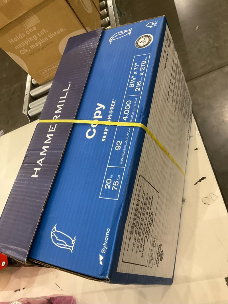 Hammermill copypaper 4,000 sheets, 8 1/2 x 11