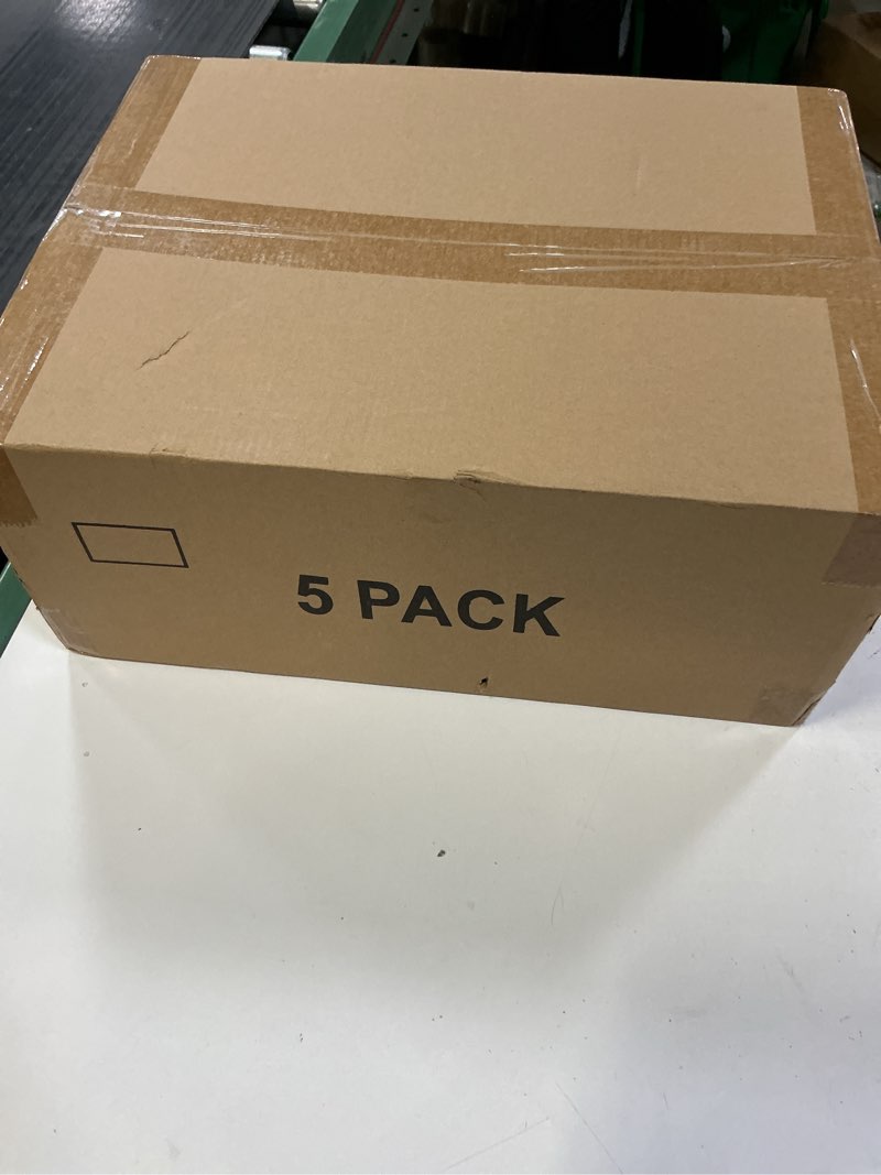 Condition photo showing New/Like New for CTSNSLH 5 Pack Closet Organizers Storage Box, Closet Storage Stackable Storage Bins, Plastic Drawer Basket for Wardrobe Cupboard Kitchen Bathroom Office, White White-Grey 5 PACK-L