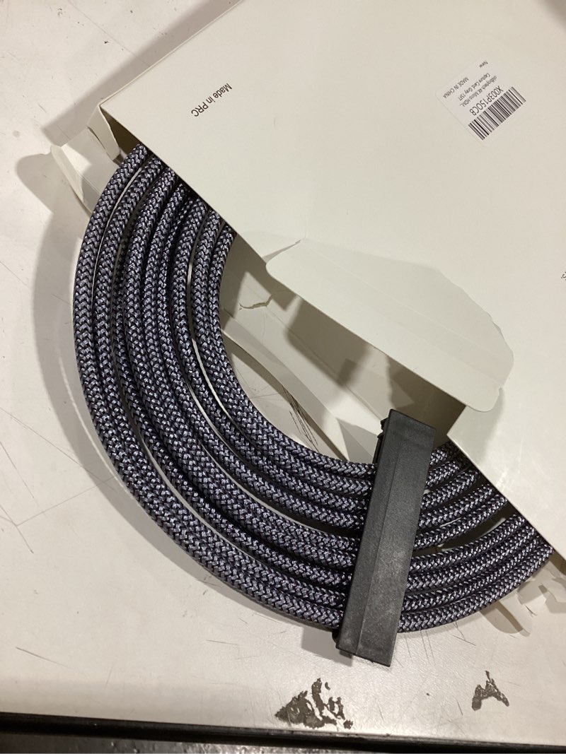 Condition photo showing Good Condition for 4K Micro HDMI to HDMI Male Cable Adapter, 4K@60Hz HDR Nylon Braid Cord for GoPro Hero, Zfc, RPi, A6000, A6300, Camera, Video Capture Card, Grey 15FT 15ft Grey 1