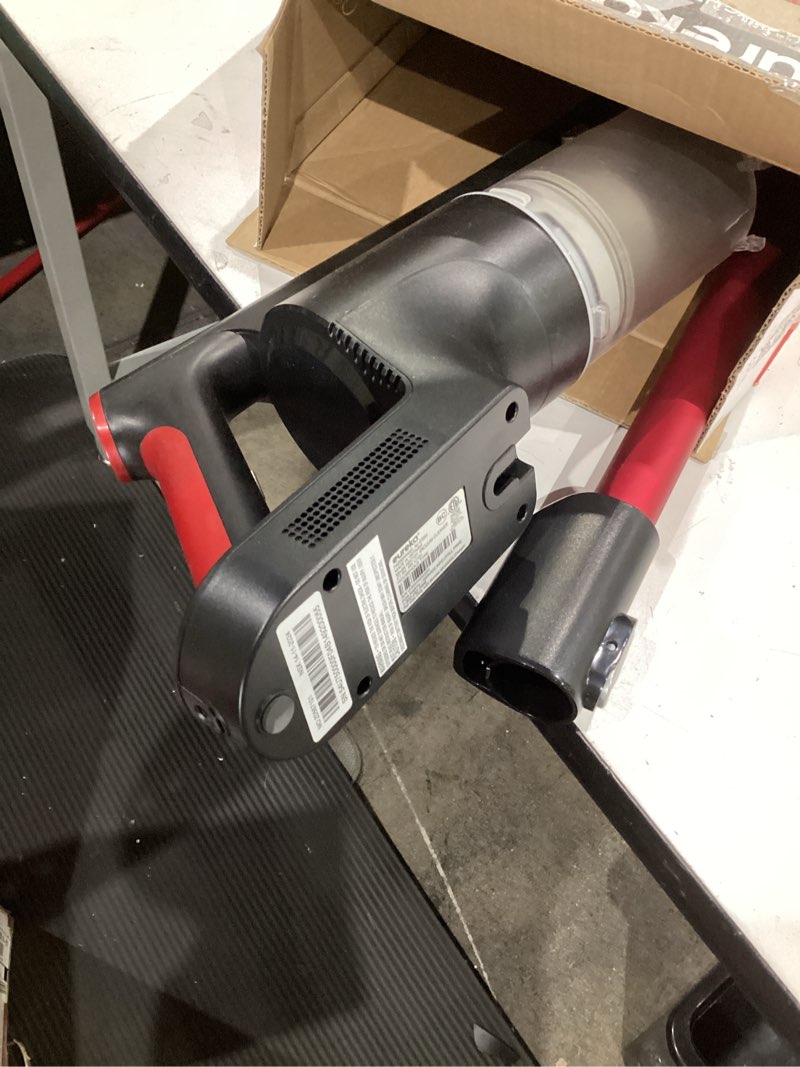 Condition photo showing As Is for eureka cordless vacuum cleaner, vacuum cleaner for home rechargeable, lightweight stick vacuum for hardwood and pet hair,rose red, nec101 rose red nec101
