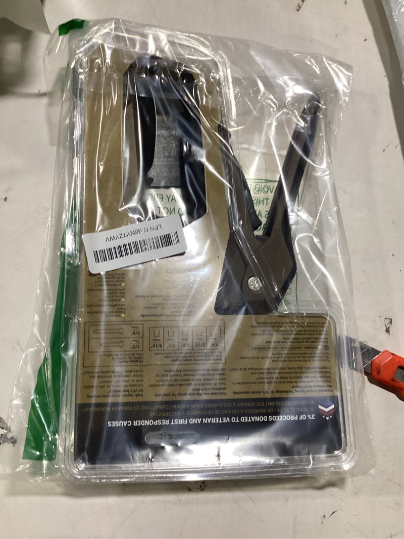 Condition photo showing Good Condition for spec ops tools heavy duty staple gun, 1/4" - 9/16" staples, 18-gauge brads, reduced effort
