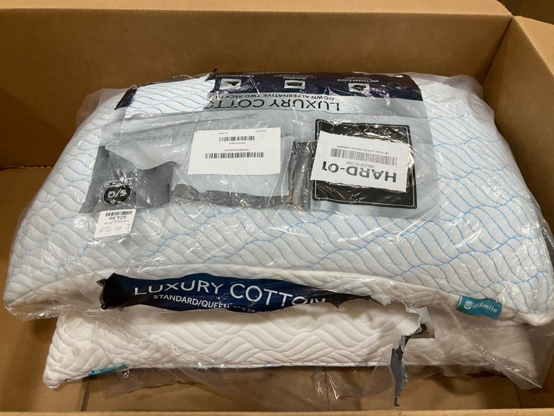 Condition photo showing Good Condition for USlixury Piercing Pillow - Large Ear Piercing Pillow with Foam Plug, 4''H Ear Pilow with 5.1*3.2 and Off Center Earr Hole, Soft CertiPUR-US Memory Foam Pirecing Pilow for Side Sleepers, Cooling Sleep 22"*13"*4''