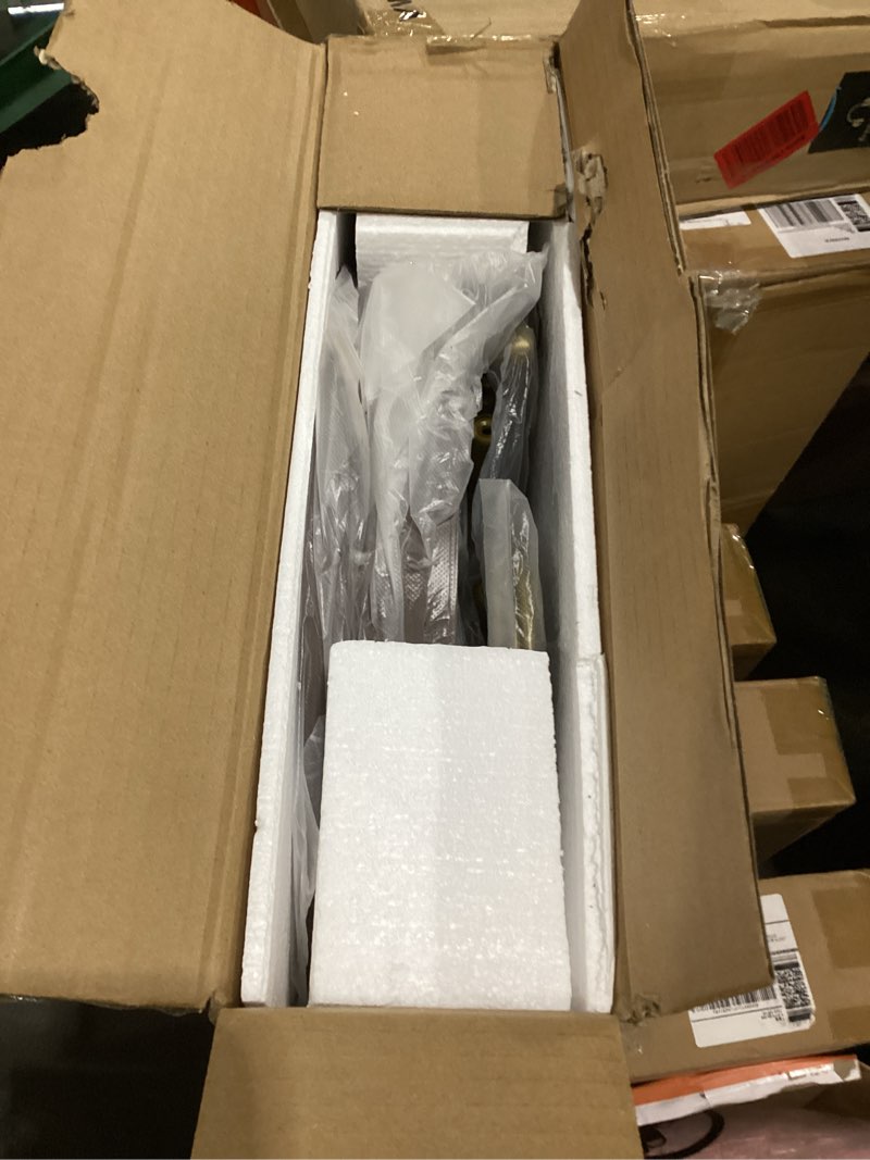 Condition photo showing New/Like New for 4 Tier Rotating Bookshelf, 360° Display Rotating Bookshelf Tower, Tall Spinning Book Shelf, Space Saving Floor Standing Spinning Bookcase for Living Room, Bedroom, Office Gold Round 4-Tier