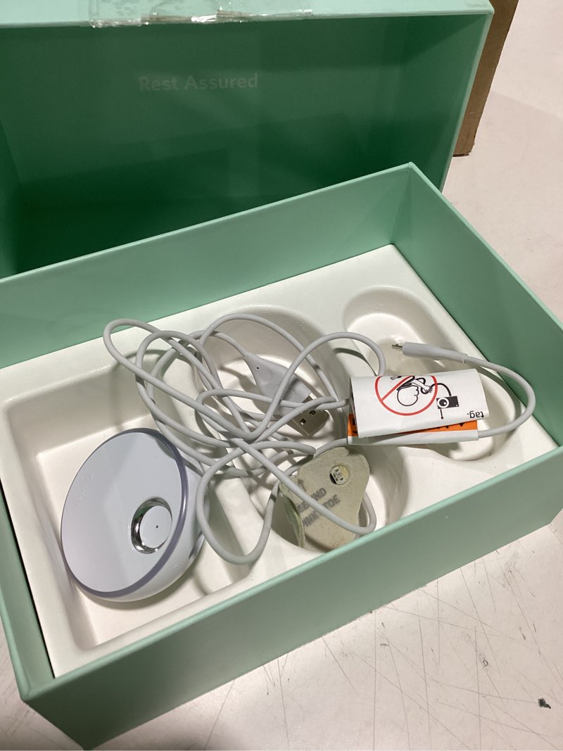 Condition photo showing As Is for (INCOMPLETE)Owlet Dream Sock® - FDA-Cleared Smart Baby Monitor - Track Live Pulse (Heart) Rate, Oxygen in Infants - Receive Notifications - Mint