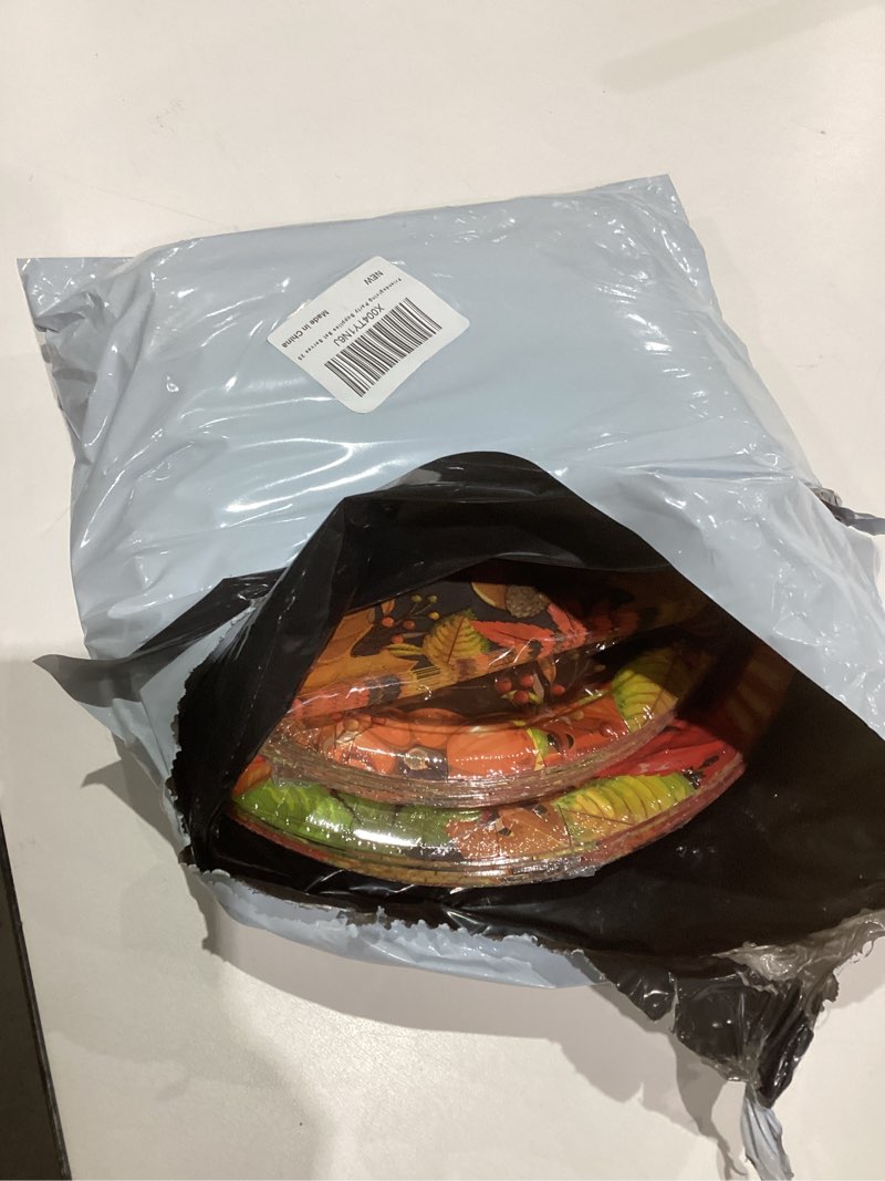 Condition photo showing New/Like New for Friends giving Party Supplies Tableware Serves 25, Thankful for You F Decorations includes 75pcs Friendsgiving Plates and Napkins Funny Friendsgiving Decorations