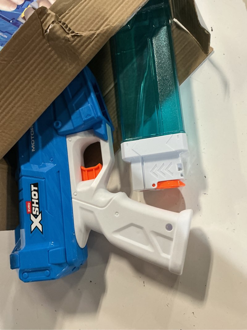 Condition photo showing Good Condition for xshot water turbo stream motor soaker (23ft range) motorized outdoor water blaster by zuru for kids, teens & adults ages 8+