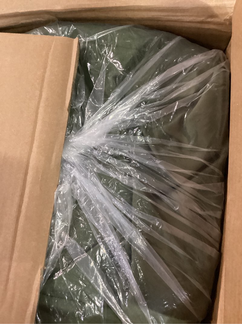 Condition photo showing Good Condition for timber ridge 5-9 person suv tent with screen porch and awning for family camping, weather resistant and portable van or car tent, includes rainfly and storage bag, 13' w x 10' l x 7.1' h green 5-9 person