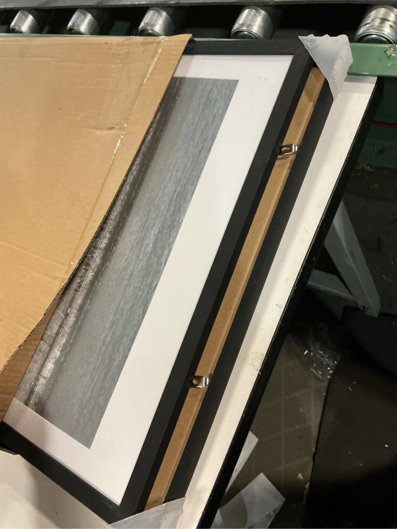 Condition photo showing Good Condition for ENJOYBASICS 18x24 Picture Frame, Display Poster 16x20 with Mat or 18 x 24 Without Mat, Wall Gallery Photo Frames, Black, 2 Pack Black 18x24