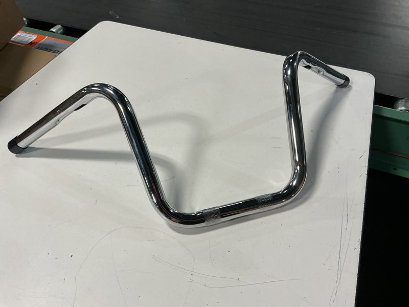 Condition photo showing Good Condition for chrome 1 inch loopy handlebar with indents fits harley davidson