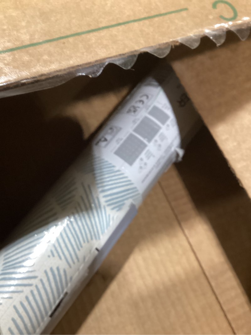 Condition photo showing New/Like New for NuWallpaper NUS4048 Saraya Peel & Stick Wallpaper, Blue