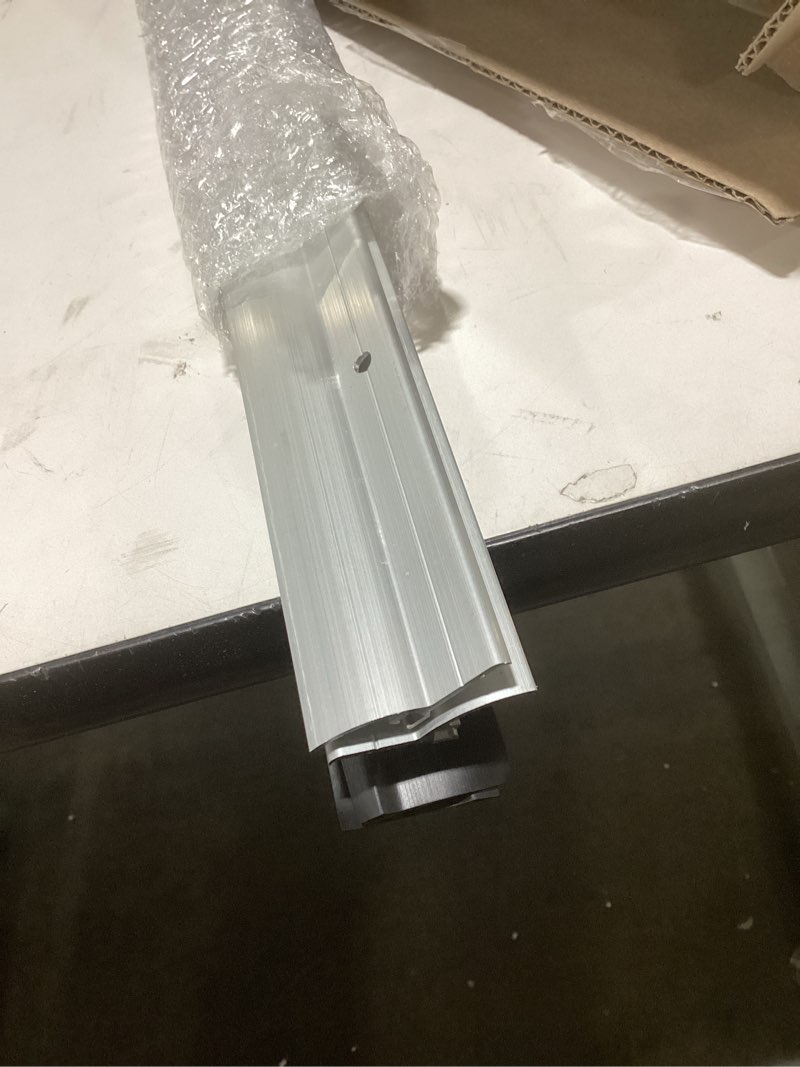 Condition photo showing Good Condition for Hicarer 2 Pcs 2 Pcs Door Bottom Sweep with Rain Drip 0.5625" W x 2" H x 36" L, Exterior Door Rain Drip Guard, Bottom Weather Stripping, Mill Finish Aluminum with Vinyl Insert(Sliver) 0.5625" W X 2" H X 36" L Sliver 2