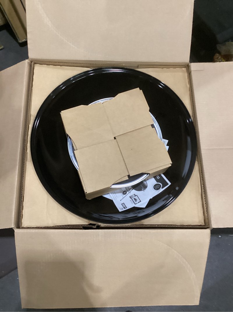 Condition photo showing New/Like New for weber original kettle charcoal grill, 22-inch, black – classic outdoor bbq grill with one?touch™ cleaning system & precise temperature control dampers