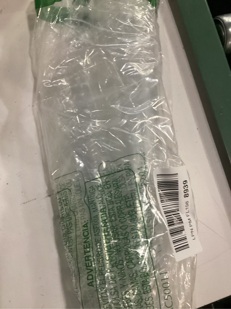 Condition photo showing Good Condition for plastic carpet runner 27 x 15 inch plastic area rug for doorway, carpet protector runner for pets scratch-stopper for cat/dog, protect foot traffic area against spills and stains and water clear 1'4" x 3'7" (rectangular)