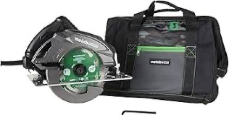 Metabo HPT Circular Saw | 7-1/4-Inch | 15-Amp Motor | 6800 RPM | Electric Brake | Dust Blower | C7BUR