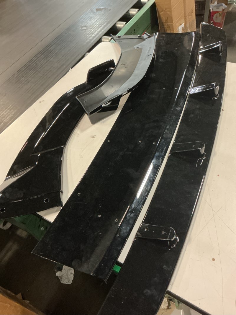 Condition photo showing As Is for NEESPOC Front Bumper Lip Splitter Spoiler Fit for Audi Q5 S Line/ SQ5/ Q5 Sportback 2021-2024, Gloss