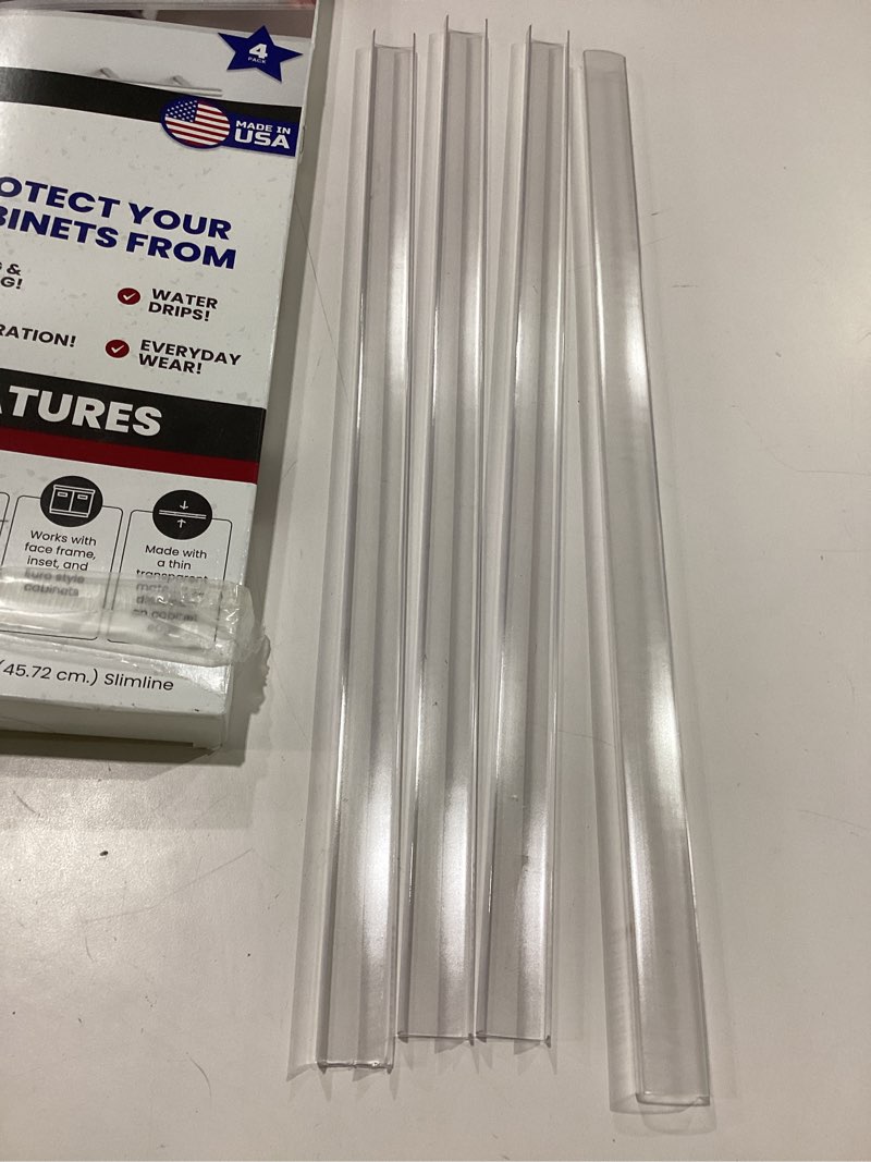 Cabinet Hero Slimline Door Protector – Slip-On Plastic Edge Guard – Protect Kitchen & Drawer Fronts 