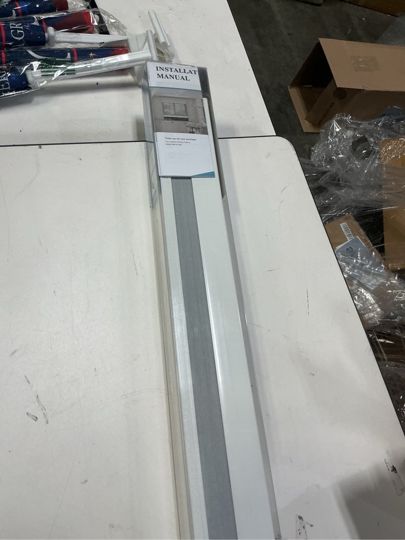 Condition photo showing Good Condition for Changshade Cellular Shades Cordless Blinds Blackout for Indoor Windows, Honeycomb Blind Room Darkening Shade 1.5'' Single Cell Pleated, Easy to Install Shade Size 27" Wide x 50" Height, White White 27"W×50"H(FBA)