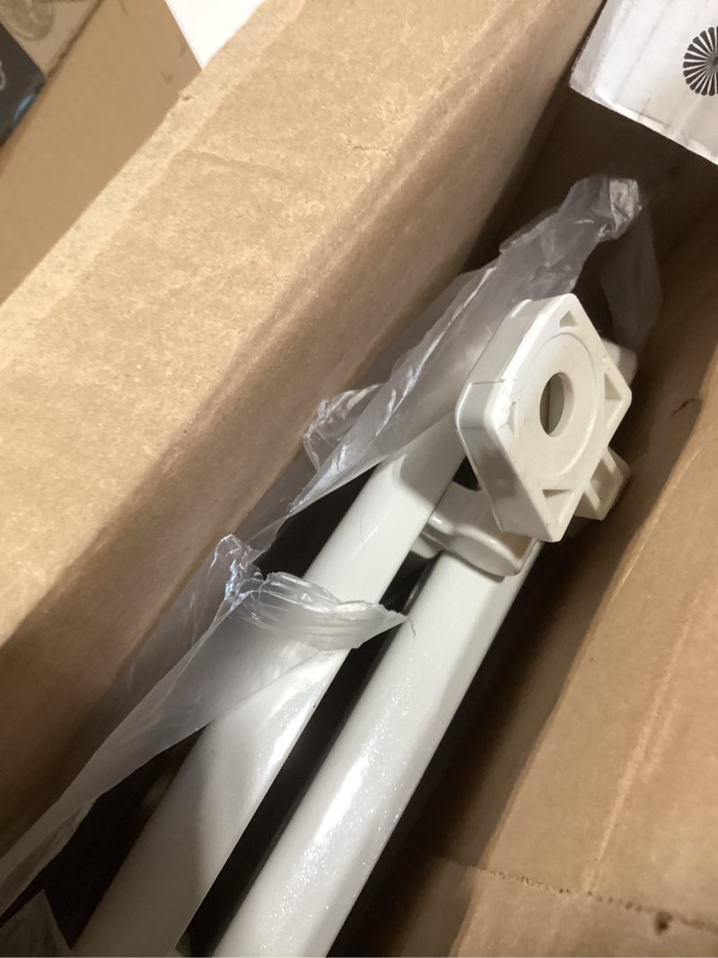 Condition photo showing As Is for kohler 4647-0 stonewood elongated toilet seat, elongated wood seat for standard toilets, comes with color-matched plastic hinges, home essentials, white white elongated