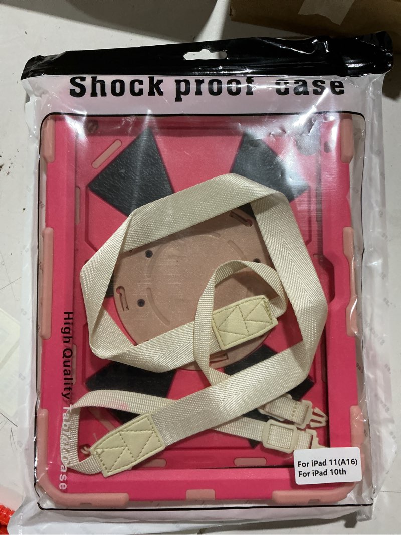 Condition photo showing Good Condition for WESOROL Case for iPad (A16) 11th Generation 11 Inch (2025) iPad 10th Generation 10.9 Inch (2022),Full-Body Drop Protection i Pad Case 10th Gen with Rotating Stand Screen Protector Pencil Holder,Rose Rose Gold Pink Case for iPad (A16) 11th/10th Generation