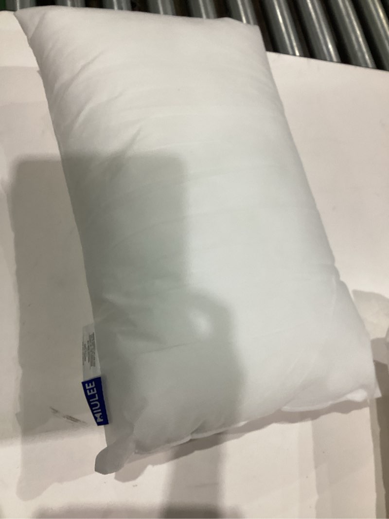 Condition photo showing Good Condition for MIULEE 16x20 Inch Pillow Insert, Throw Pillow for Bed Sofa Couch Rectangle Decorative Lumbar Virgin Microfiber Stuffer