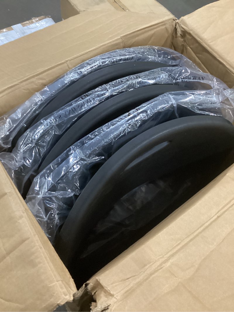 Condition photo showing New/Like New for Amazon Basics Sturdy Foldable Plastic Chair, Portable, 350-Pound Capacity, Black, 6-Pack