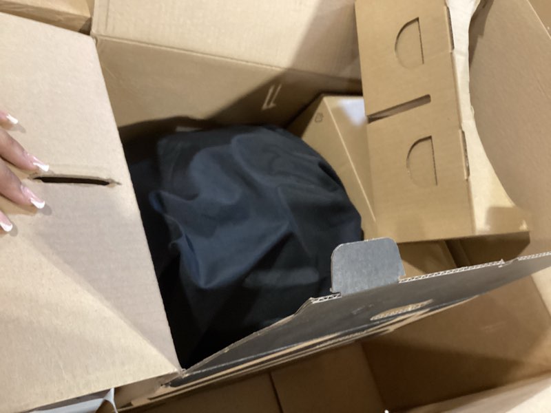Condition photo showing As Is for sena phantom and anc full face smart motorcycle helmet with integrated communications, led lighting, and 2nd generation sound by harman kardon matte black x-large phantom