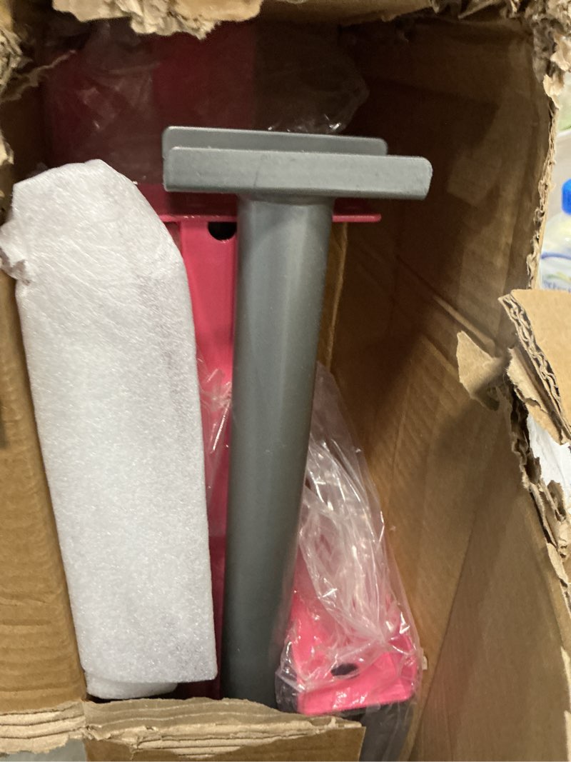 Condition photo showing Good Condition for Safly Fun Gymnastics Bar for Kids | Sturdy Steel Home Gym, Adjustable Height (3 to 5 ft) with Anti-Slip Base, Easy Assembly Pink Gym Bar