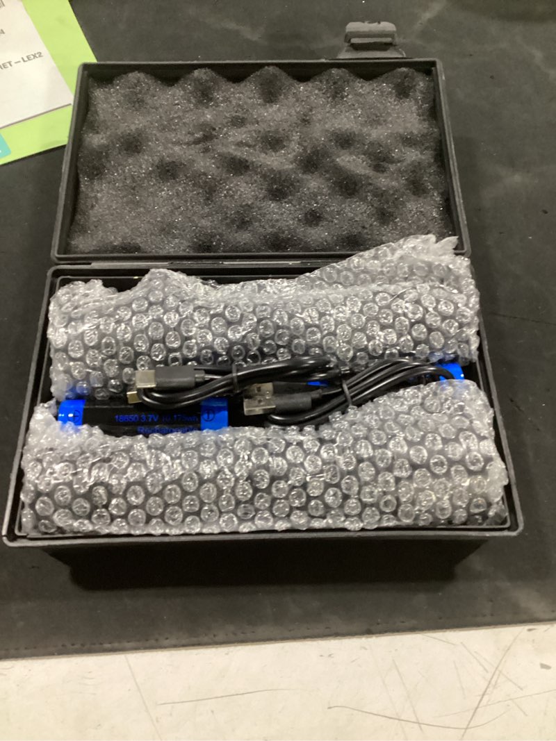 Condition photo showing Good Condition for alicegirl rechargeable flashlights 99000 high lumens 2 pack, led super bright flashlight with 5 modes & ipx7 waterproof, 15h running time, high powered flash light for home camping home emergencies