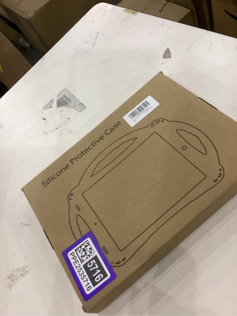 Condition photo showing New/Like New for TopEsct Kids Case for iPad 10.2 inch - Shockproof Silicone Cover with Tempered Glass Screen Protector and Strap - Compatible with iPad 9th/8th/7th Gen (2021)" (Pink)