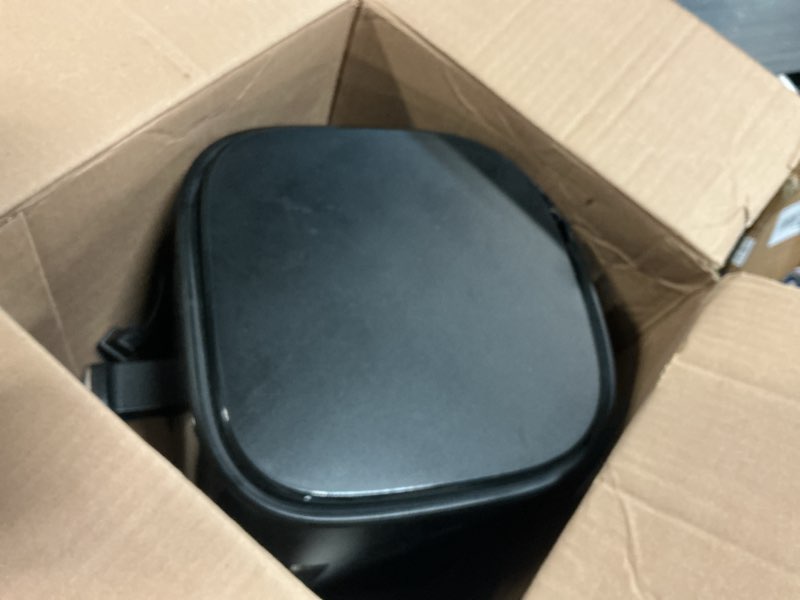 Condition photo showing As Is for Chefman Air Fryer – 6 QT Compact Airfryer for Quick & Easy Meals, Features Hi-Fry Technology for Extra Crisp, Easy-View Window, Touch Controls with 4 Presets, Nonstick & Dishwasher Safe Basket - Black Black 6 Quart - Window