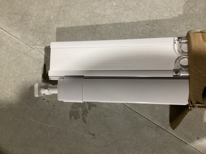 Condition photo showing Good Condition for LazBlinds No Tools No Drill Cordless Cellular Shades, Top Down Bottom Up (TDBU) Honeycomb Shades for Home, Light Filtering Thermal Insulation Blinds for Windows, 25" W x 64" H, White Light Filtering - White 25" W x 64" H