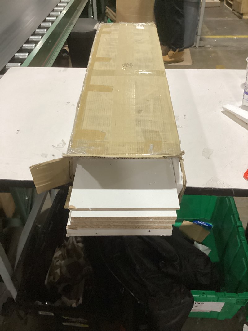 Condition photo showing As Is for Furinno Luder 7-Cube Reversible Open Shelf, Blackwood Blackwood 7-Cube