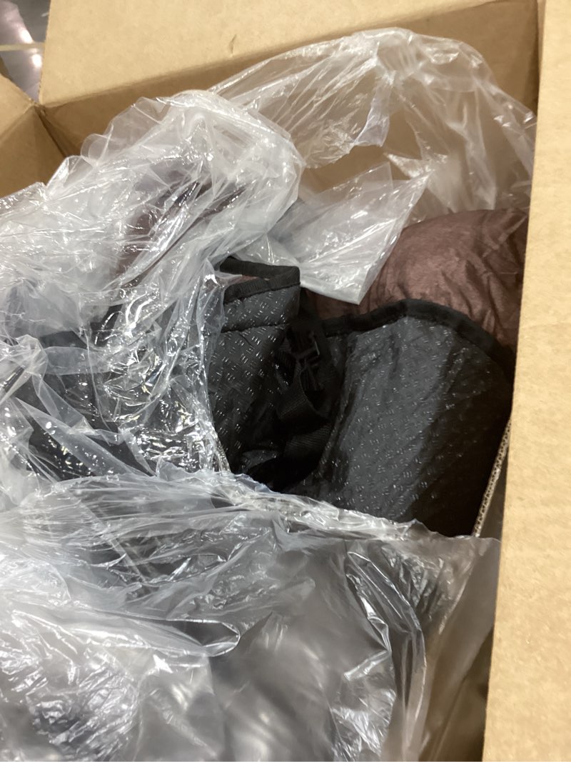 Condition photo showing As Is for Veehoo Cooling Raised Dog Bed + Waterproof Double Dog Bed Cushion for Two Dogs, Elevated Dog Bed with Removable Bolster Mat, Breathable Mesh, No-Slip Feet, 59" x 37.5" Dog Couch Bed, Black, CWC2331D Black 59.0"L x 37.5"W x 9.0"Th