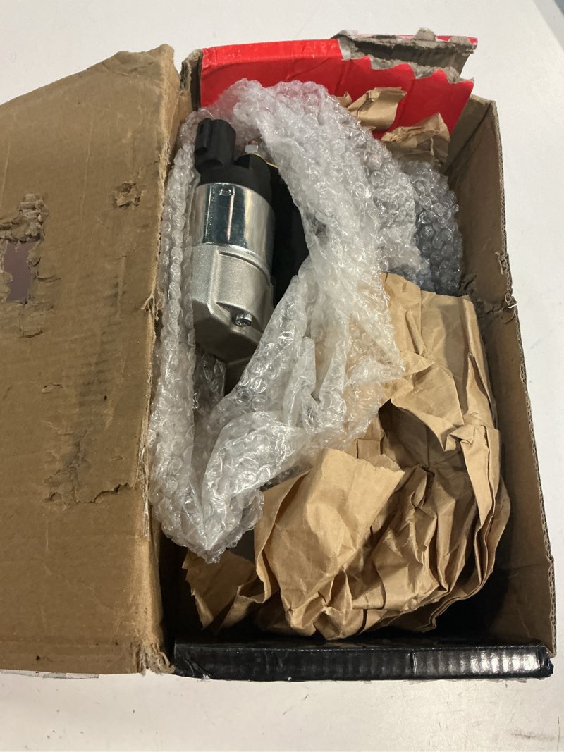 Condition photo showing As Is for a-premium starter motor compatible with kia soul 2010-2012, rio 2012 & hyundai accent 2012-2013, veloster 2012-2013, 1.6l only, 12v 0.85kw 8 teeth clockwise, replace# 1195239, lrs02571