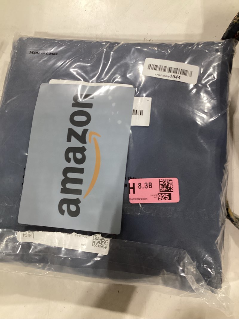 Condition photo showing New/Like New for simplebrand ava denim blue blackout curtains for bedroom 84 inch length 2 panels set, solid thermal insulated privacy living room window treatment curtains blackout drapes, w40 x l84 inch, denim blue denim blue 40"w x 84"l (pack of 2)