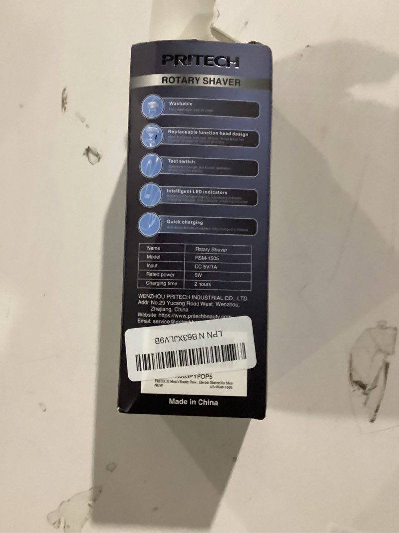Condition photo showing New/Like New for electric razor for men - rechargeable electric shaver for men, rechargeable waterproof wet dry cordless razor single of rotary shavers