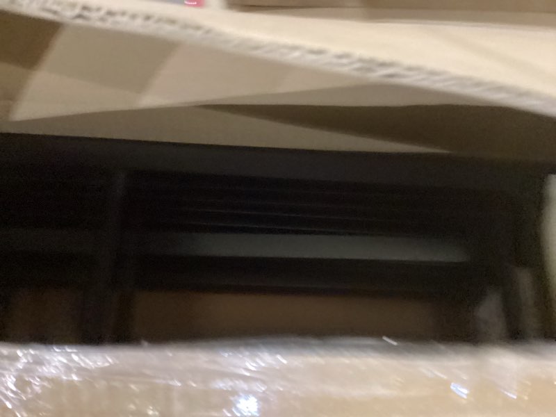 Condition photo showing As Is for Amazon Basics Smart Box Spring Bed Base, 9-Inch Height Mattress Foundation, Tool-Free Easy Assembly, King, 79" L x 75.5" W x 9" H, White King(79"L x 75.5"W) 9-Inch Height