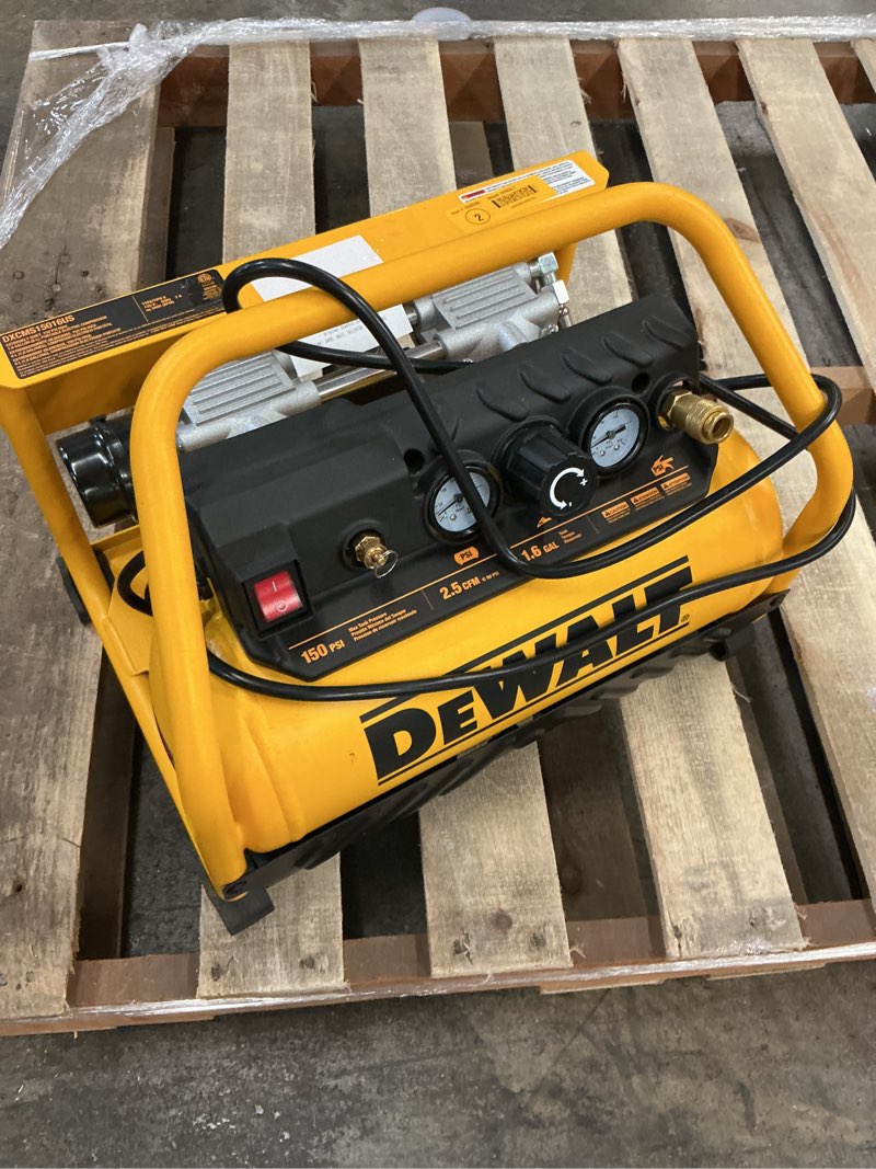 dewalt air compressor for trim, 200-psi max, quiet operation (dwfp55130)