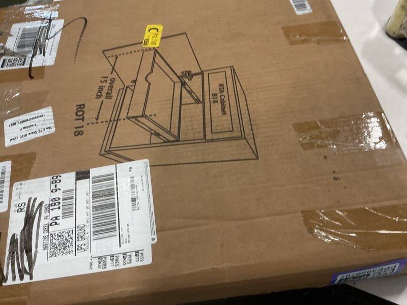 Condition photo showing New/Like New for 14 inch Width Drawer Wood Pull Out Tray Drawer Box Kitchen Cabinet Organizer, Cabinet Slide Out Shelve, Wooden Pull-Out Shelf -DIY (Fits RTA Cabinet B18, Pantry 18) Pot#1 (15''W x 21''D)