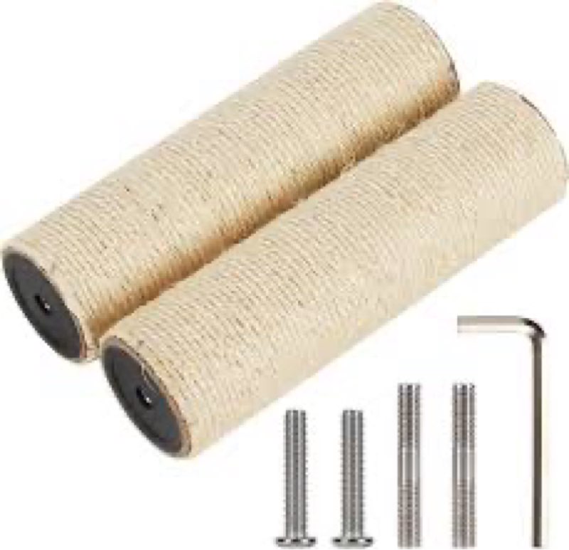 20cm~55cm 7.87in~21.65in ecciboun cat scratching post replacement sisal pole part for kittens and cat tree tower (m8, 19.69in/50cm)