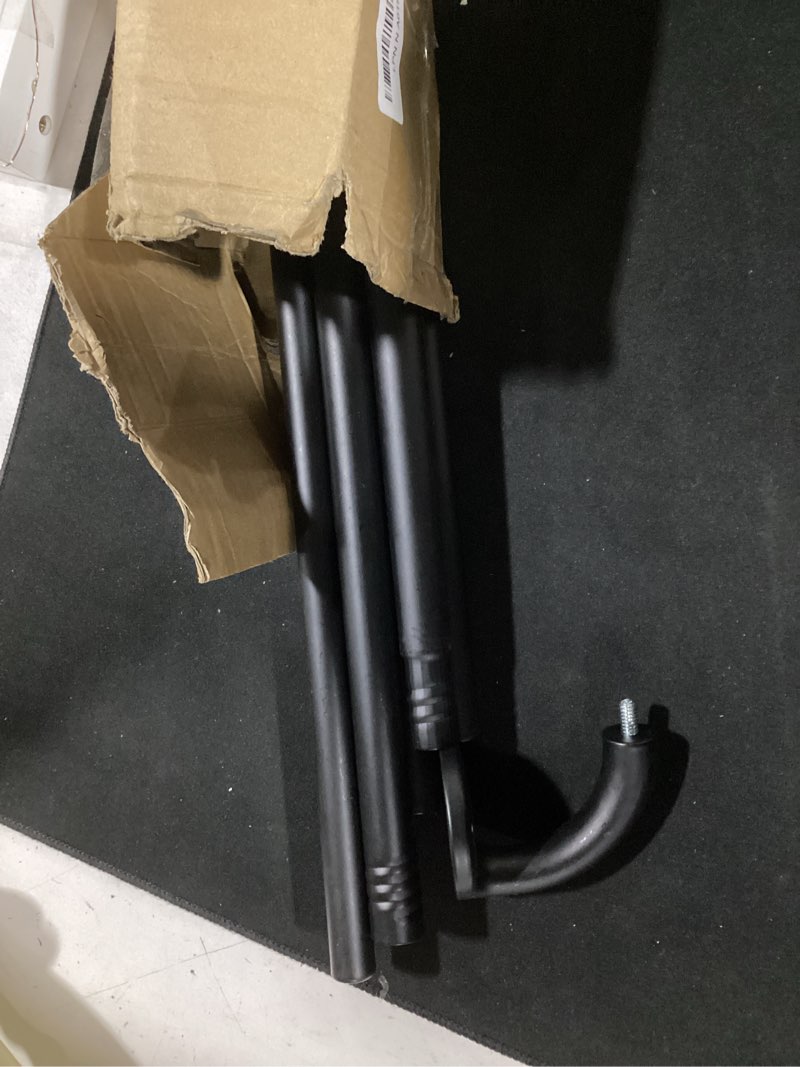 Blackout Curtain Rod 28-48, 3/4 Inch Curtain Rods for Windows Adjustable, Wrap Around Heavy Duty Tel