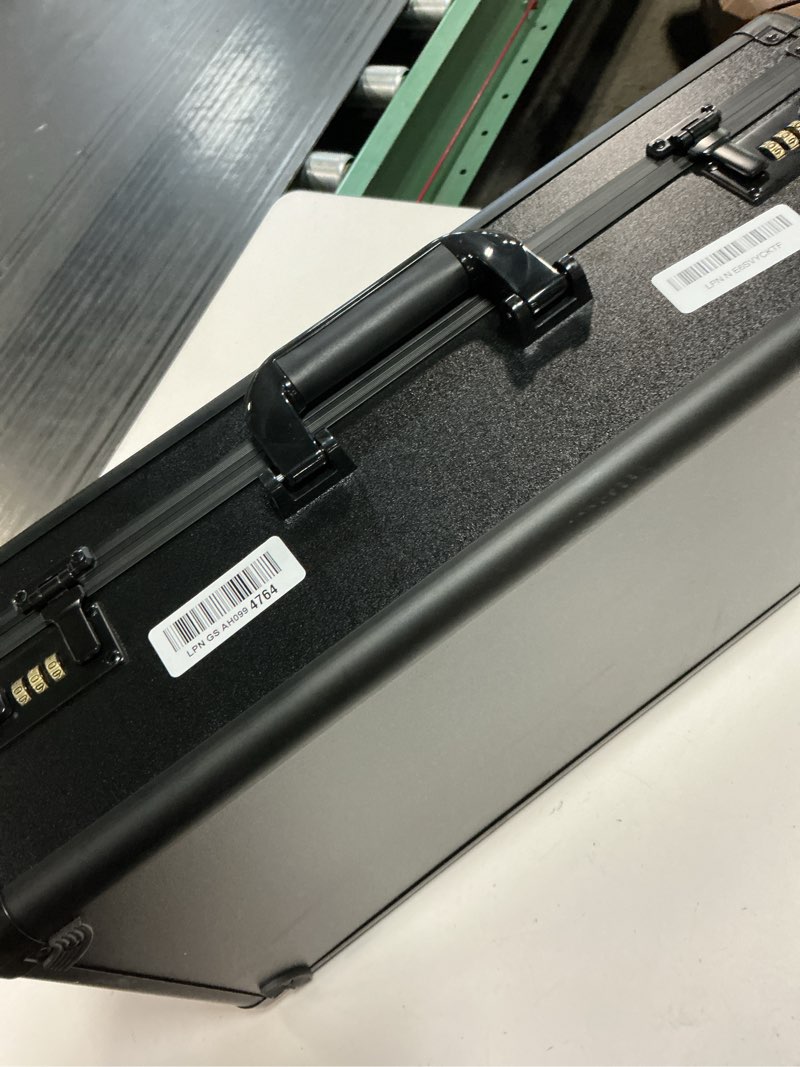 Condition photo showing As Is for vevor 162 psa graded sports card holder box - 5 slot case with coded lock - holds 115 bgs, 130 sgc or 999+ loose cards 162 psa coded lock