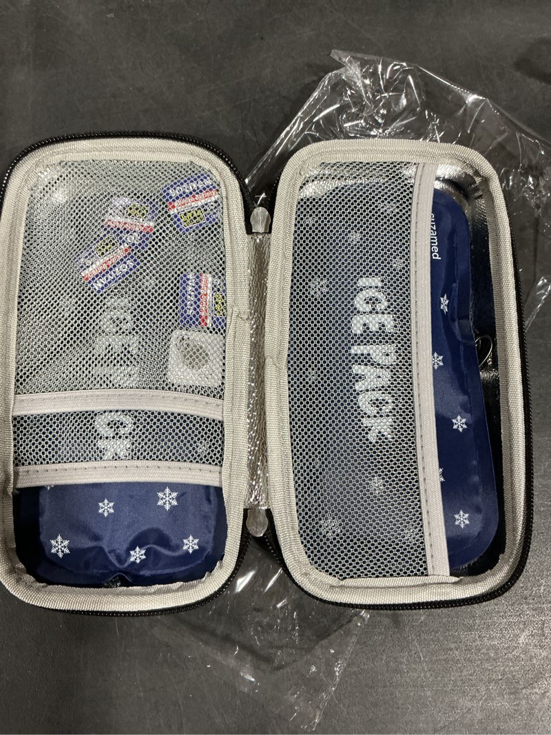 Condition photo showing New/Like New for Insulin Cooler Travel Case,EVA Insulation Travel Medicine Kit with Temperature Display for Diabetes Care,Insulin Pen and Other Diabetic Supplies (Black-Temp)