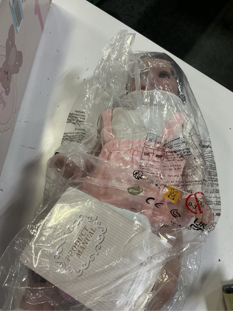 Condition photo showing New/Like New for kawayii 26 inch reborn toddler baby doll princess girl realistic newborn doll silicone soft vinyl real looking reborn baby doll toy lifelike set for kids age 3+… pippa