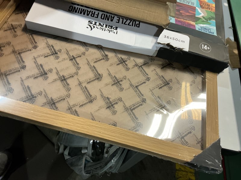 Condition photo showing New/Like New for national parks puzzle for adults 1000 pieces, hand-drawn illustrations of national parks, zion, yellowstone, yosemite, beautiful nature landscape puzzle (no frame, 50x70cm) national parks 50x70cm no frame 1000pcs
