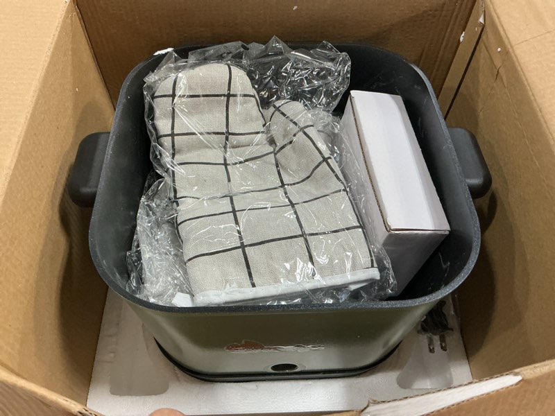 Condition photo showing Good Condition for electric wax melter pot for candle&soap making-large 7qts capacity, digital temperature panel with spout, non-stick, v bottom for easy pour&clean